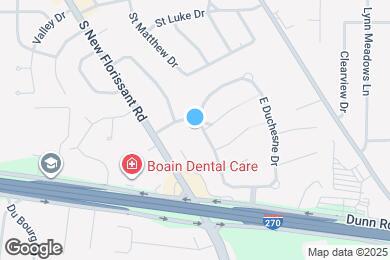 Map image of the property - 1415 W Duchesne Dr