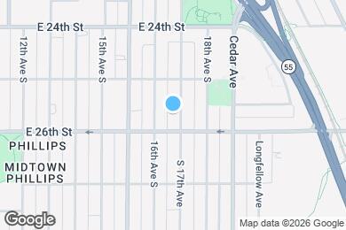 Map image of the property - 2530 17th Ave S