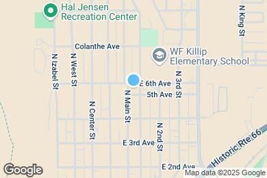 Map image of the property - 2107 E 6th Ave