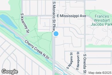 Map image of the property - 1226 S Monaco Pky