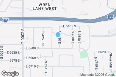 Map image of the property - 6540 S 2520 E