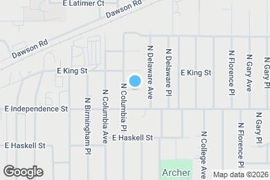 Map image of the property - 2744 E Jasper St