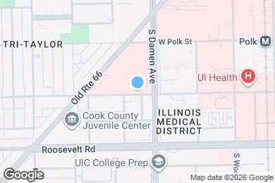 Map image of the property - 537 S Damen Ave