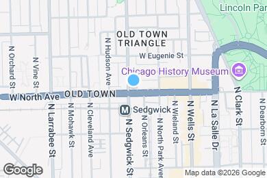 Map image of the property - 1605 N Sedgwick St