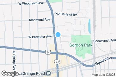 Map image of the property - 141 N La Grange Rd