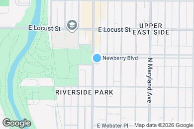 Map image of the property - 2762 N Oakland Ave