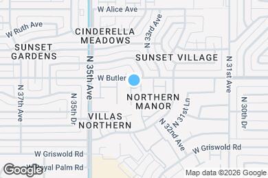Map image of the property - 3309 W Echo Ln