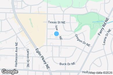 Map image of the property - 133 California Dr NE