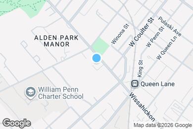 Map image of the property - 5403 Wissahickon Ave