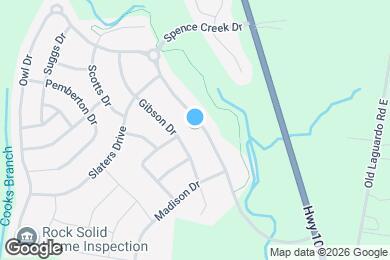 Map image of the property - 208 River Rock Dr