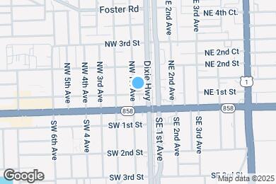 Map image of the property - 100 NW 1st Ave