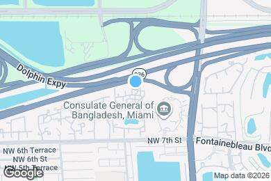 Map image of the property - 10847 NW 7th St