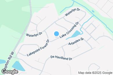 Map image of the property - 14416 Lake Crossing Dr