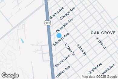 Map image of the property - 2203 Edwards Ave