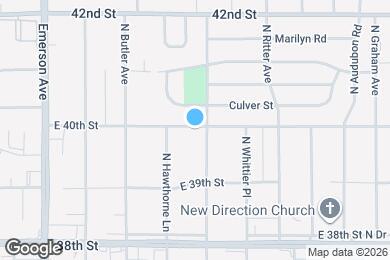 Map image of the property - 3950 N Irvington Ave