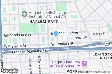 Map image of the property - 530 N Carrollton Ave