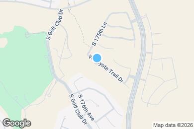Map image of the property - 17547 W Coyote Trail Dr