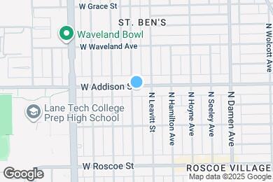 Map image of the property - 2221 W Addison St