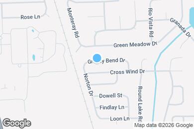 Map image of the property - 597 Grassy Bend Dr