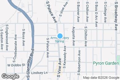 Map image of the property - 718 S Vine Ave