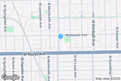 Map image of the property - 1641 N Central Park Ave