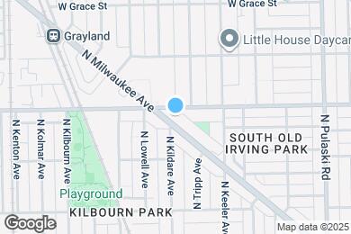 Map image of the property - 3577 N Milwaukee Ave
