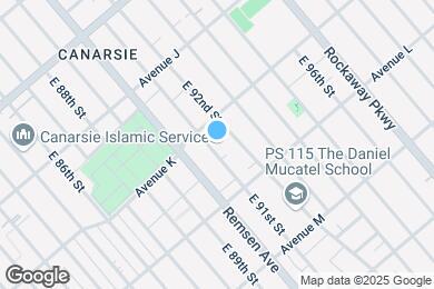 Map image of the property - 1353 E 91st St