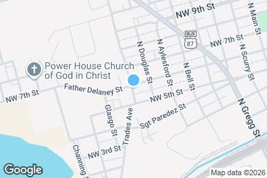 Map image of the property - 508 N San Antonio St