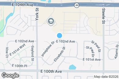 Map image of the property - 2569 E 102nd Ave