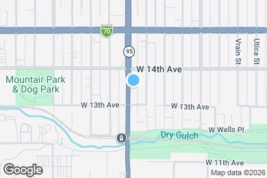 Map image of the property - 1340 Sheridan Blvd