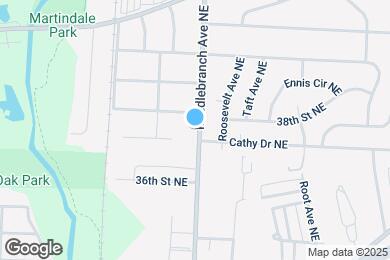 Map image of the property - 3727 Middlebranch Ave NE