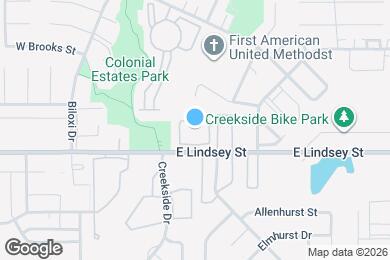 Map image of the property - 1713 E Lindsey St