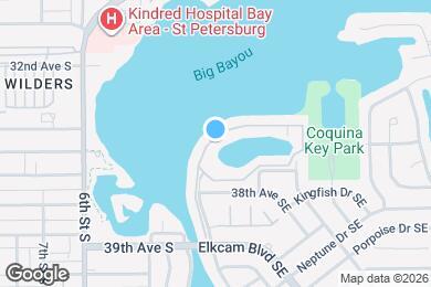 Map image of the property - 122 Pompano Dr SE