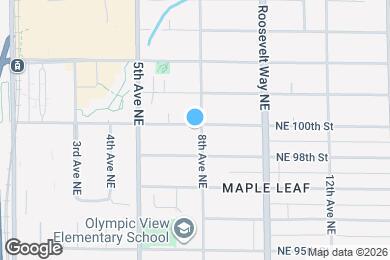 Map image of the property - 9827 8th Ave NE