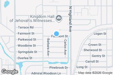 Map image of the property - 1447 Fairmont St