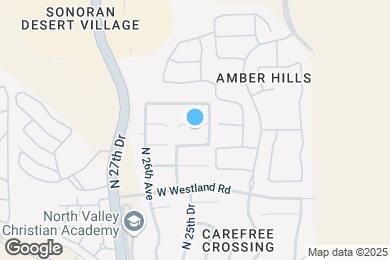 Map image of the property - 2523 W Amber Sun Dr