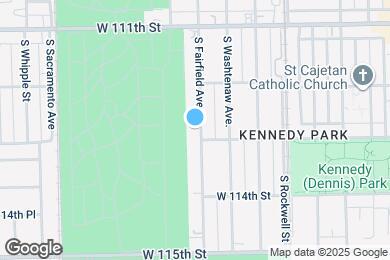 Map image of the property - 11250 S Fairfield Ave