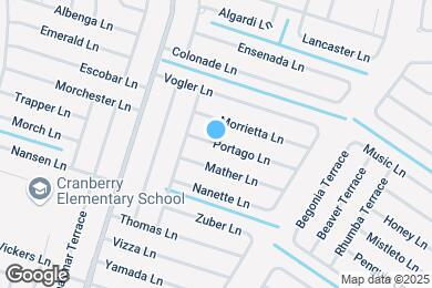 Map image of the property - 2772 Portago Ln