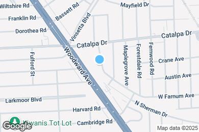 Map image of the property - 1709 W Farnum Ave