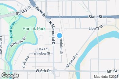 Map image of the property - 614 Randolph St