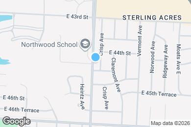 Map image of the property - 4419 Sterling Ave
