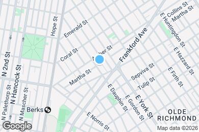 Map image of the property - 2121 E Dauphin St