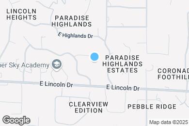 Map image of the property - 4343 E Desert Crest Dr