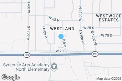 Map image of the property - 125 S 1450 W