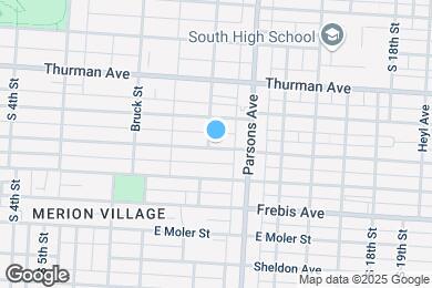 Map image of the property - 404 E Gates St