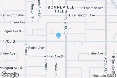 Map image of the property - 2065 E 1700 S