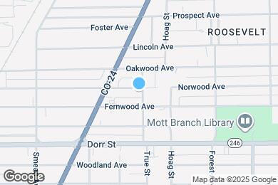 Map image of the property - 1239 Norwood Ave