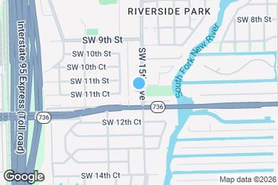 Map image of the property - 1117 SW 15th Ave
