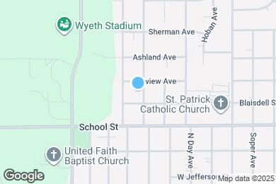 Map image of the property - 616 N Greenview Ave