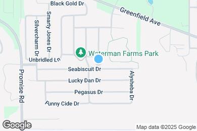Map image of the property - 11404 Seabiscuit Dr